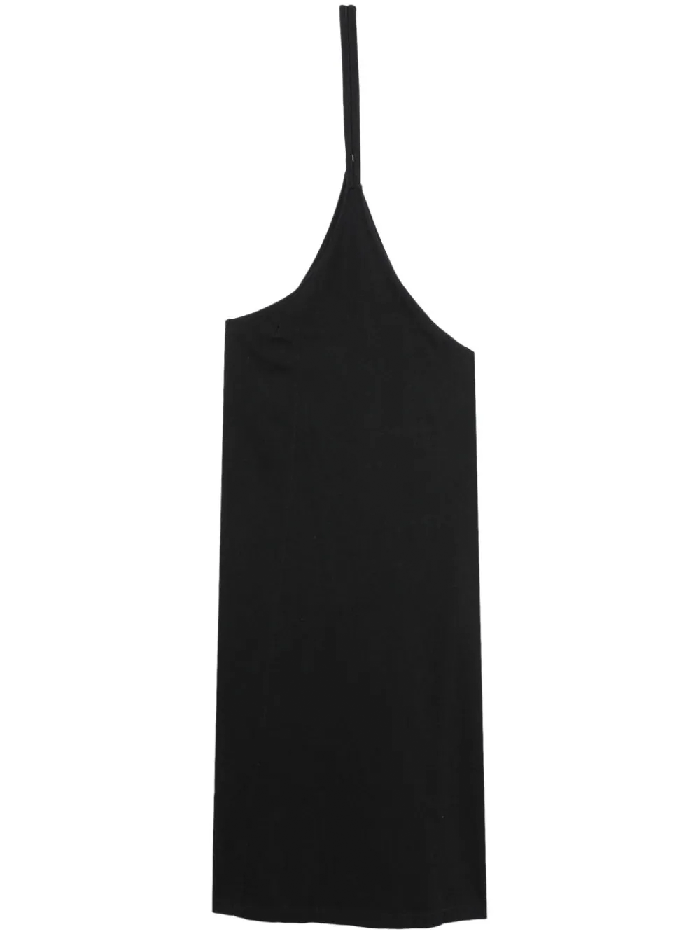 Y's-Assymetric-Jumper-Dress-Black-1