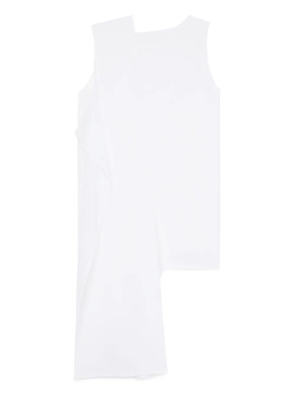 Y's-Double-Left-Sleeve-Top-White-6