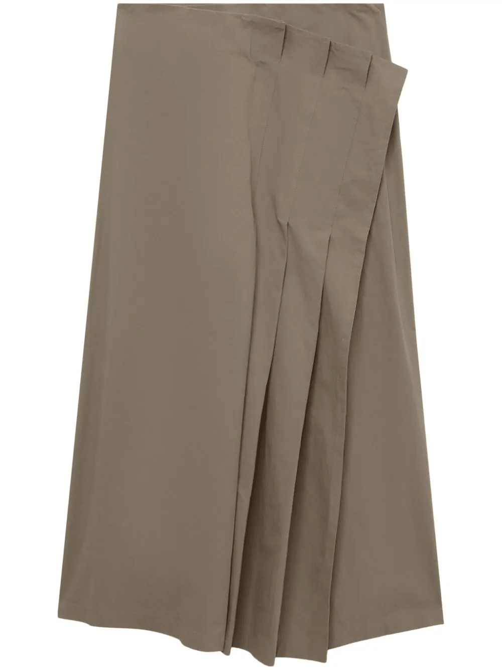 Y's-Pleated-Wrap-Skirt-Beige-1
