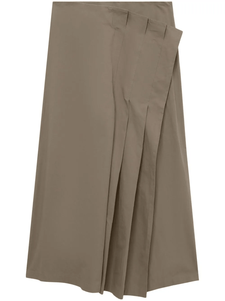 Y's-Pleated-Wrap-Skirt-Beige-1