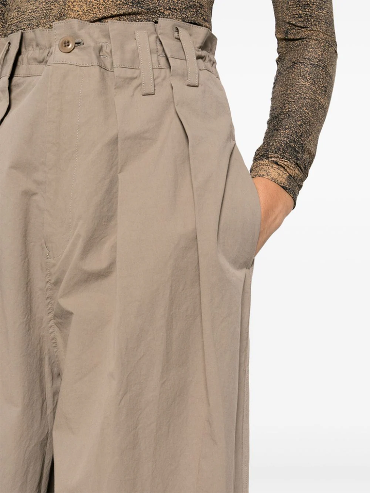 Y's-Tuck-Gathered-Pants-Beige-5