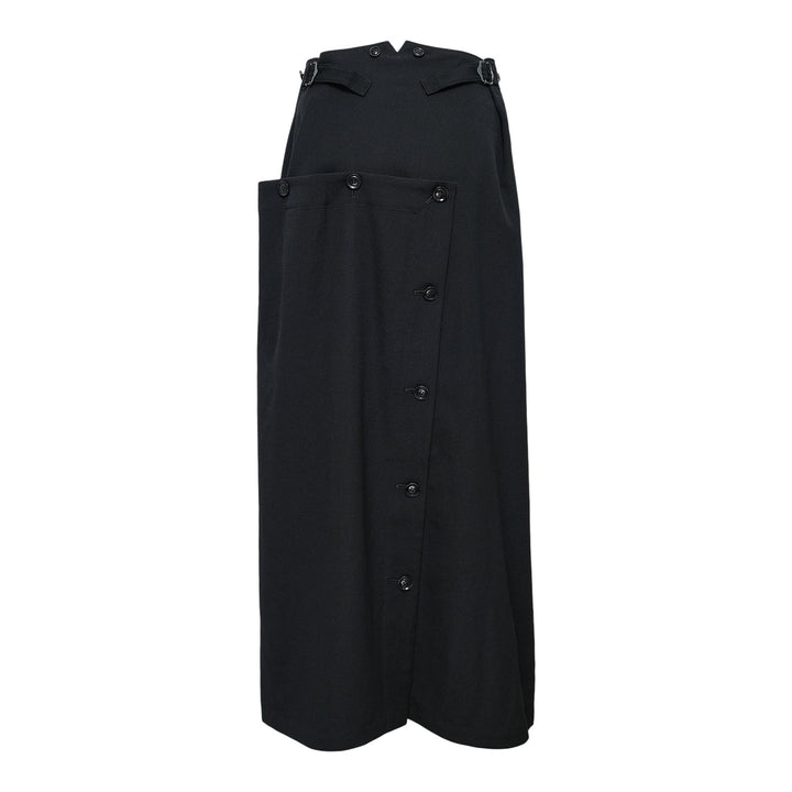 Club21 - Y's - Button Skirt - SKIRTS - Black