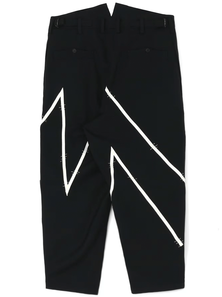 Yohji-Yamamoto-Army-Gabardine-O-Taping-Pants-Black-2