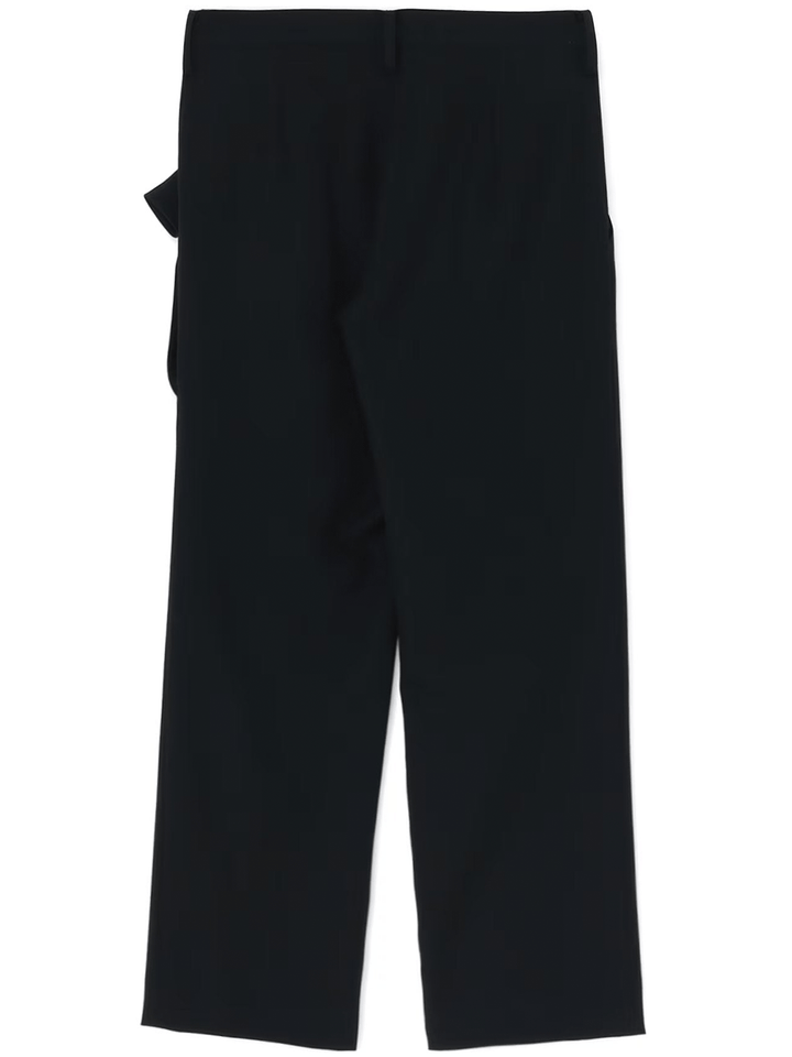 Yohji-Yamamoto-Left-Front-Tucked-Pants-Black-2