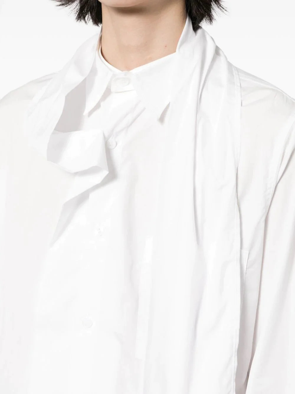 Yohji-Yamamoto-Stole-Chain-Stitch-Shirt-White-5