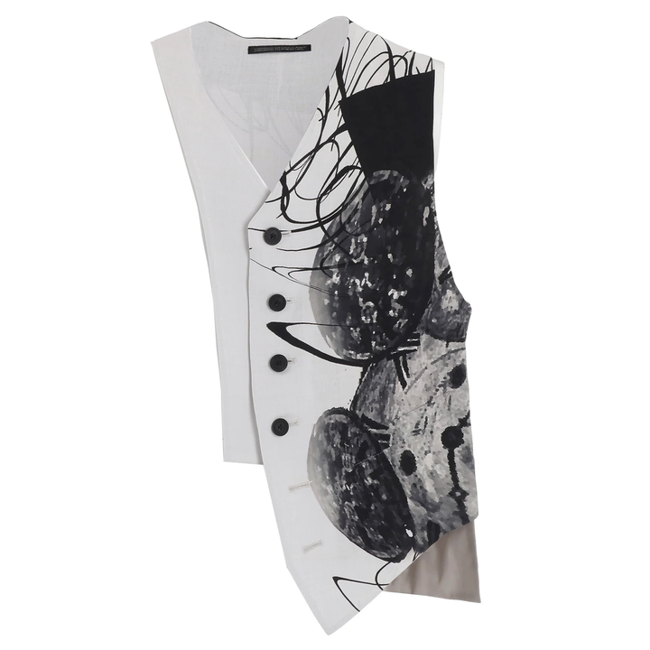 Yohji_Yamamoto_Asymmetry_Vest_White