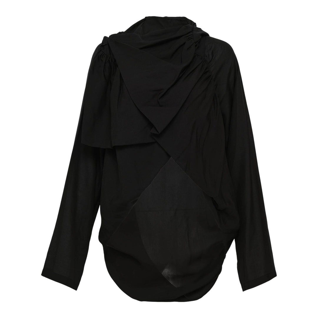 Club21 - Yohji Yamamoto - Shirring Detail Jacket - BLOUSON - Black