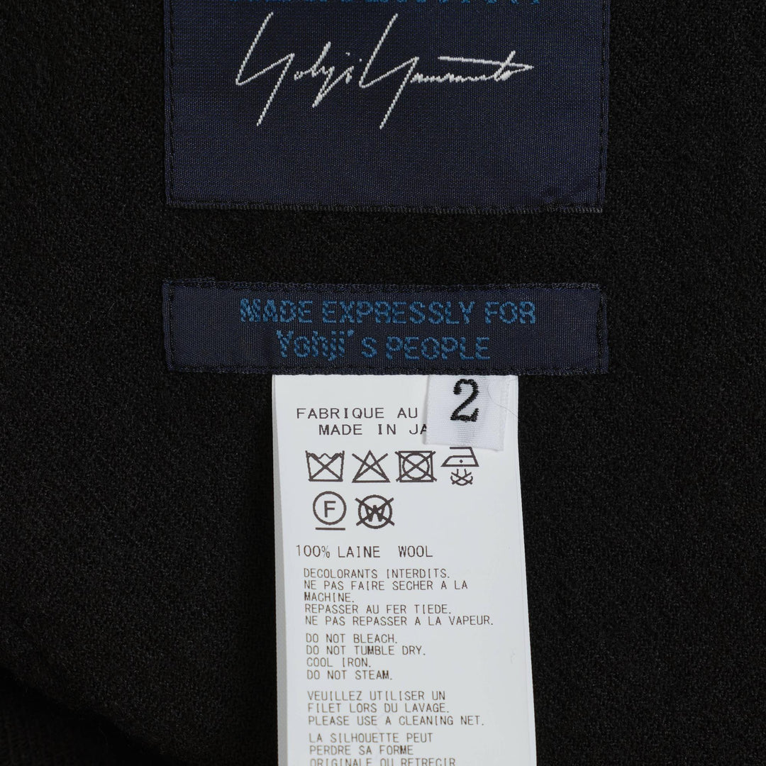 Club21 - Yohji Yamamoto - W Front Asm Blouse - BLOUSES - Black