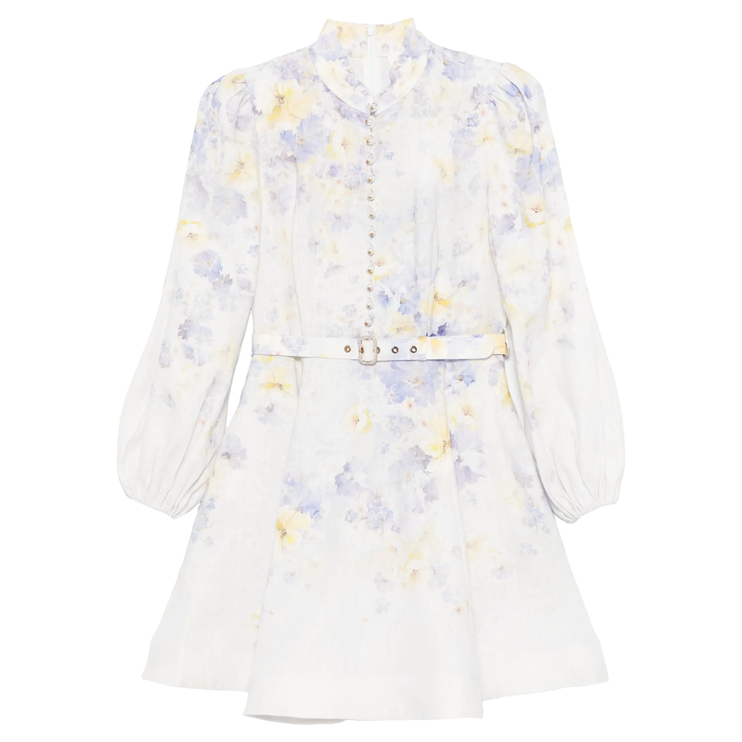 Crush Buttoned Mini Dress