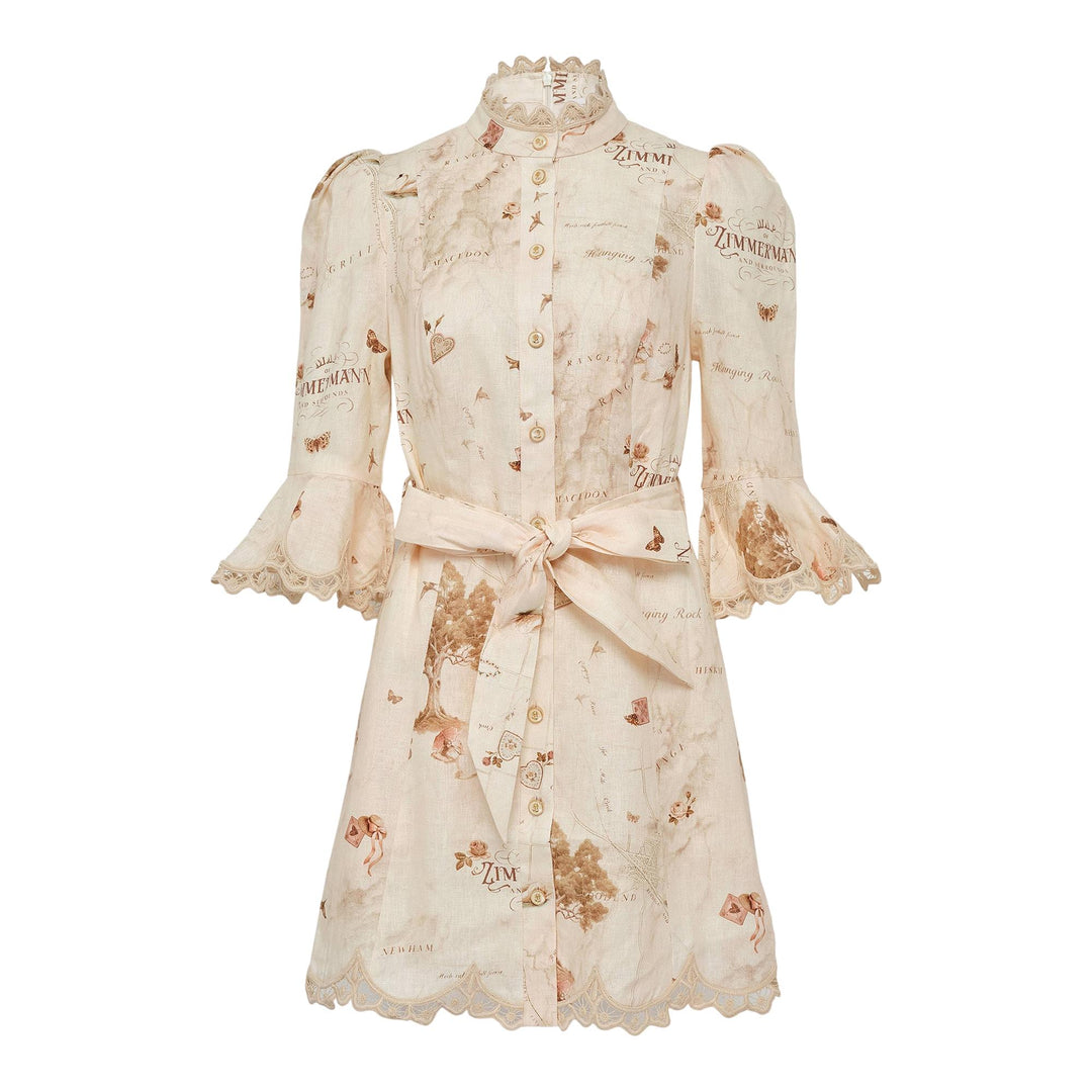 Club21 - ZIMMERMANN - Applique Mini Dress - WOVEN DRESSES - Print