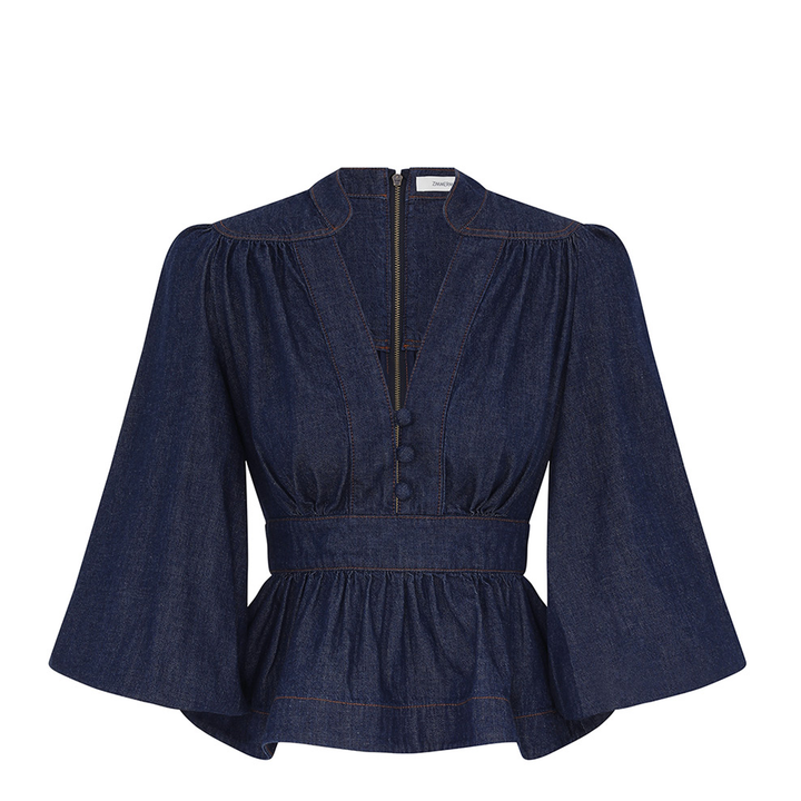 Awaken Denim Blouse
