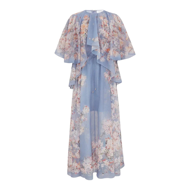 Club21 - ZIMMERMANN - Cascadian Tiered Maxi Dress - DRESSES - Blue