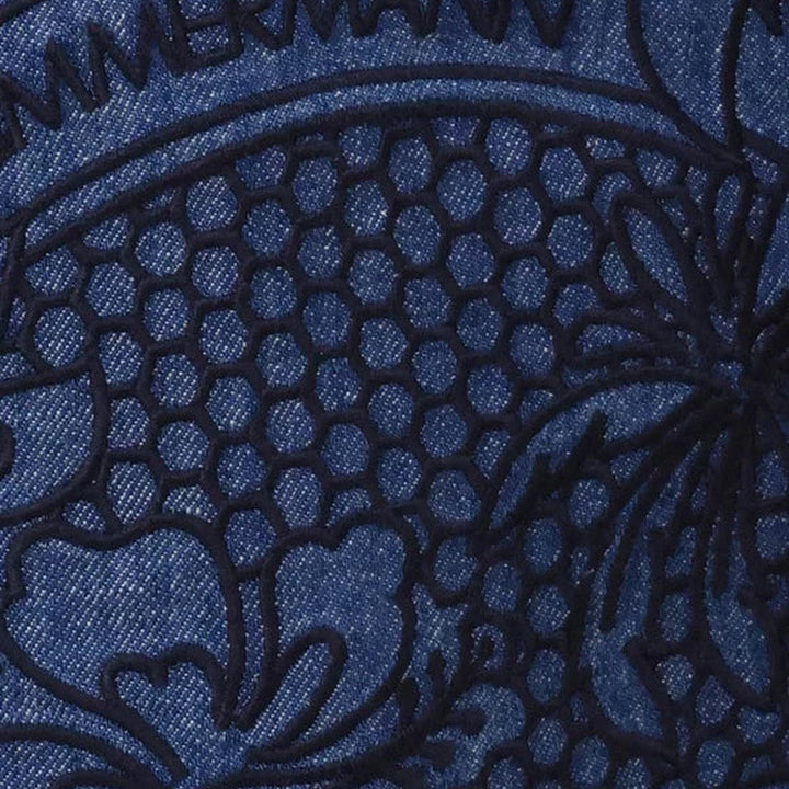 Club21 - ZIMMERMANN - Coco Embroidered Denim Short - SHORTS - Blue