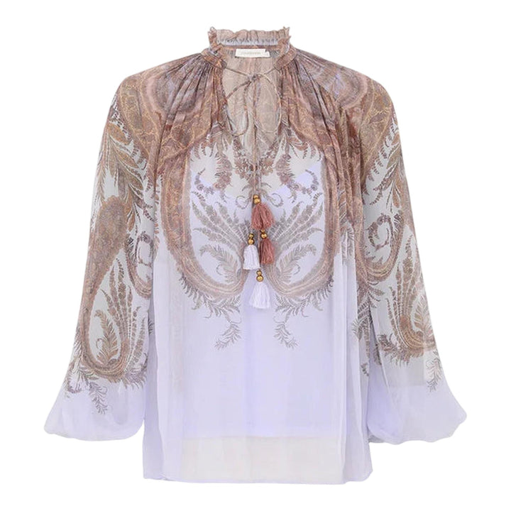 Club21 - ZIMMERMANN - Hypnotic Billow Blouse - WOVEN TOPS - Lilac