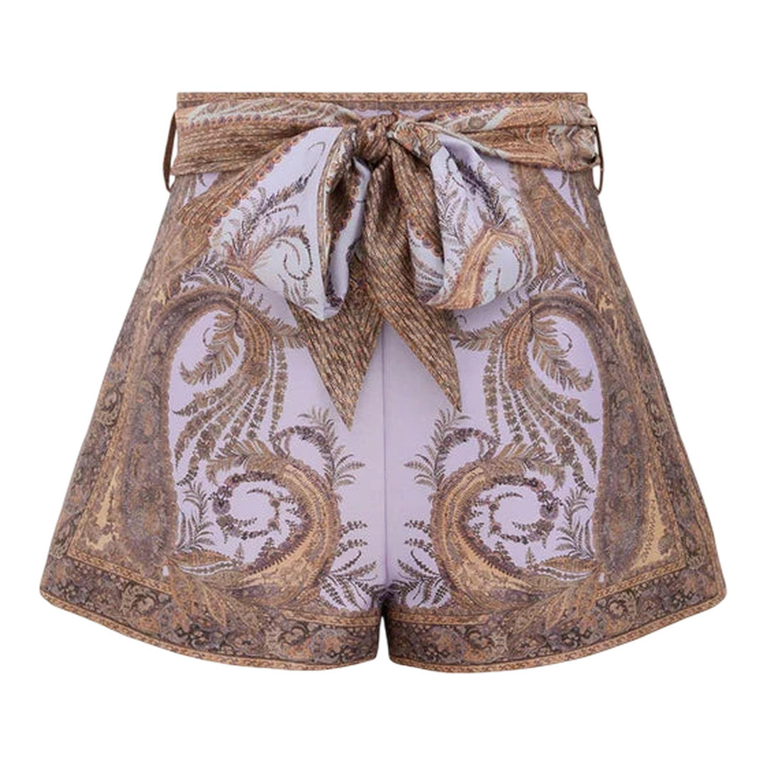 Club21 - ZIMMERMANN - Hypnotic Flat Front Short - SHORTS - Lilac