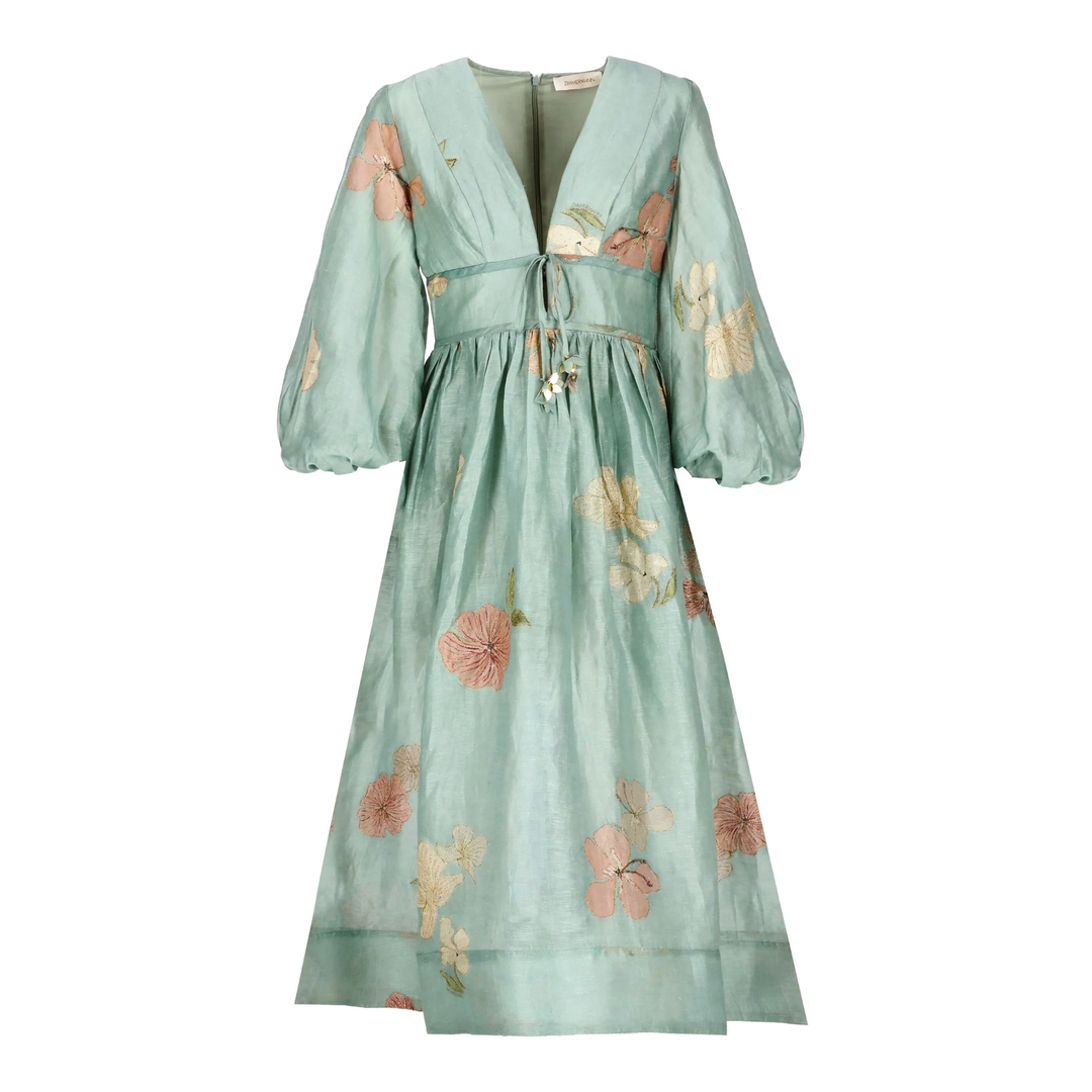 Illuminate Drawn Billow Dress