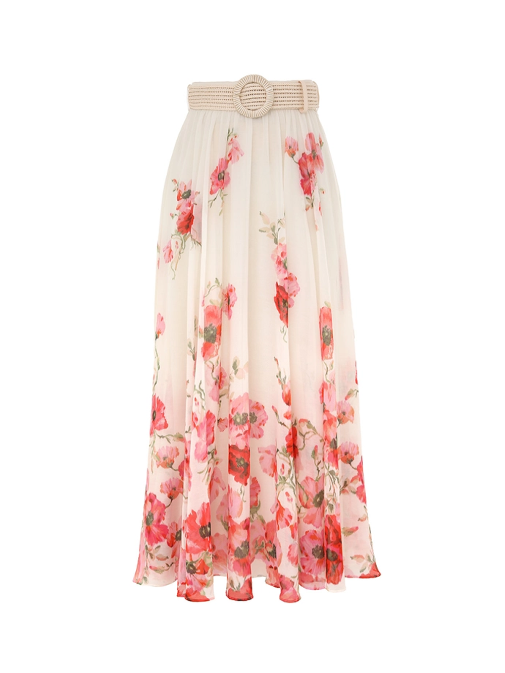 ZIMMERMANN_Lightburst_Maxi_Skirt_Red