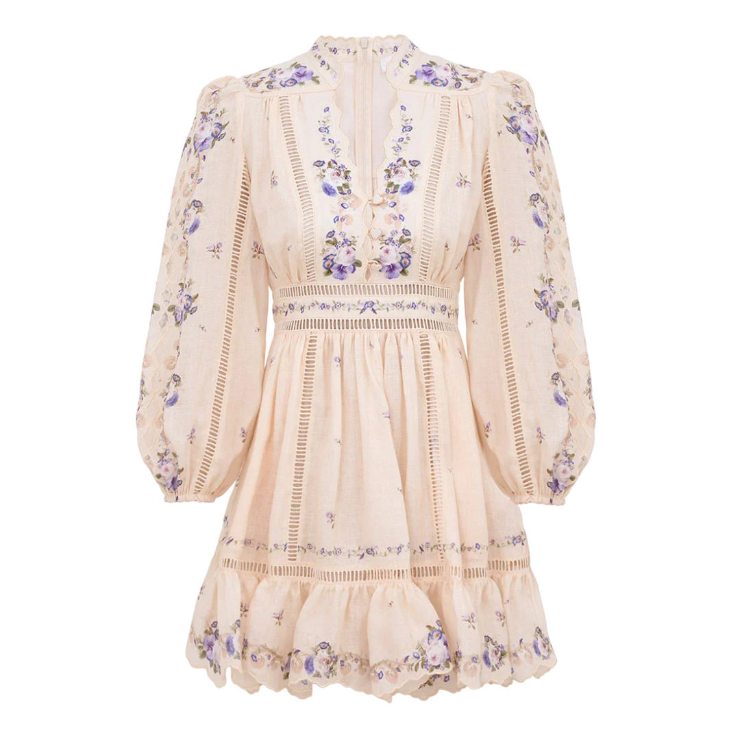 Patience Plunge Mini Dress