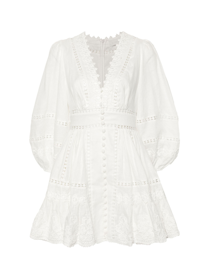 ZIMMERMANN_Pop_Trimmed_Mini_Dress_White