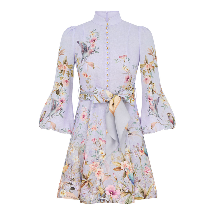 Rebellion Button Mini Dress