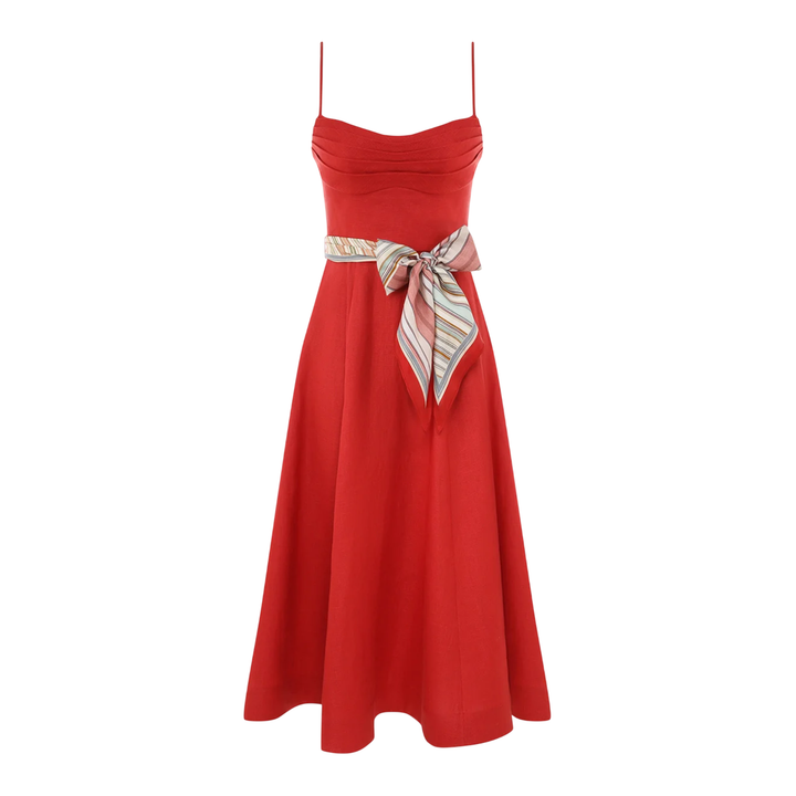 Rebellion Tuck Midi Dress