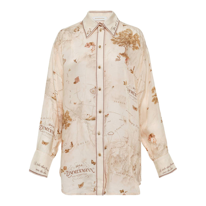 Club21 - ZIMMERMANN - Relaxed Shirt - BLOUSES - Print