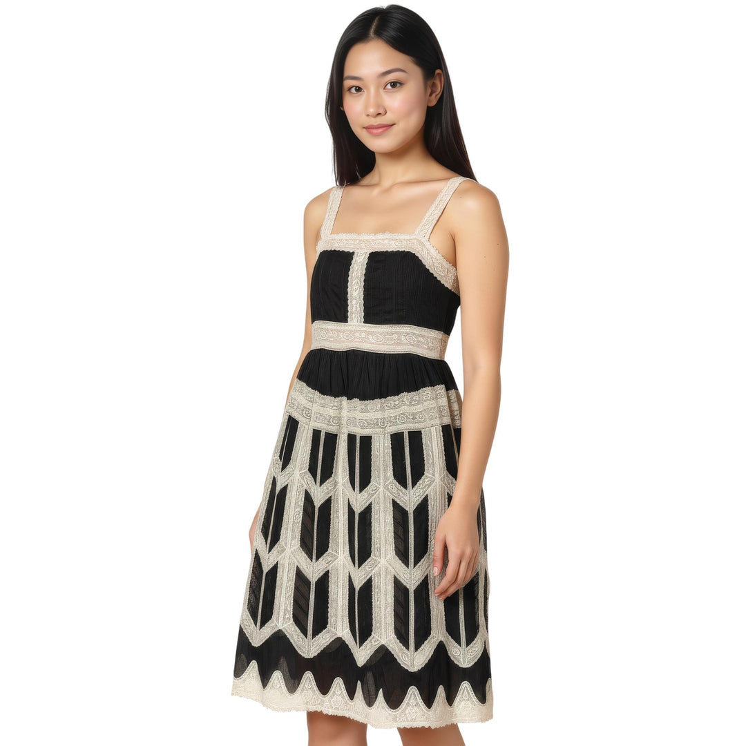 Club21 - ZIMMERMANN - Rhiannon Lace Slip Dress - DRESSES - Black