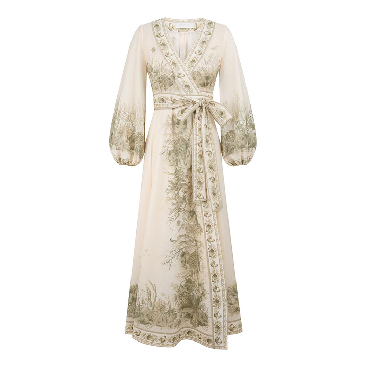 Wanderlust Wrap Midi Dress