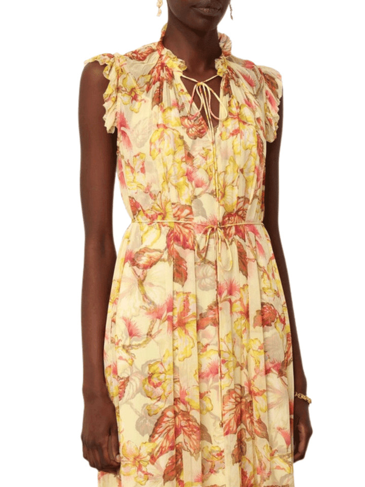 Zimmermann-Matchmaker-Flutter-Midi-Dress-Yellow-5