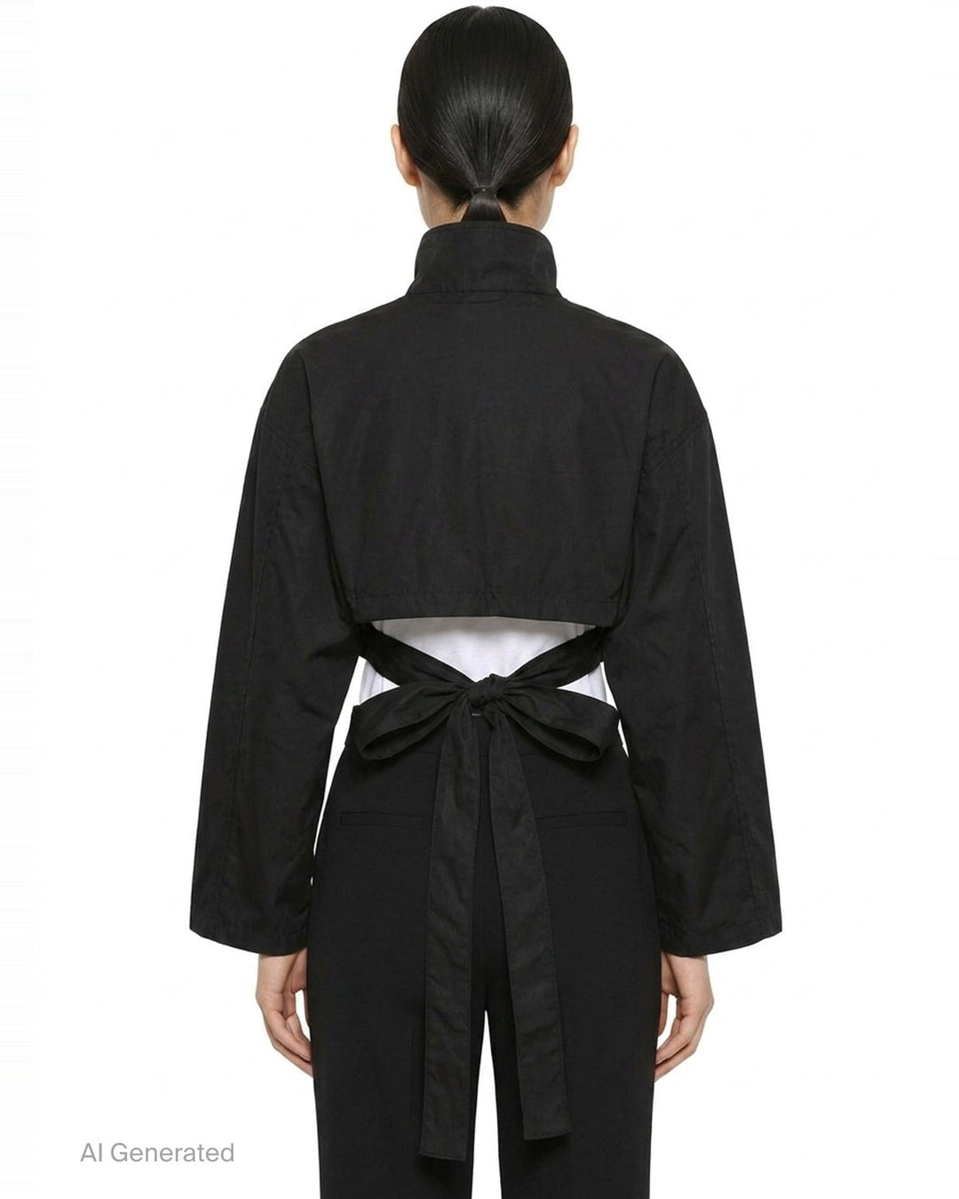 Belted Bomber Technical Jacket | Alaïa | Club21 - back