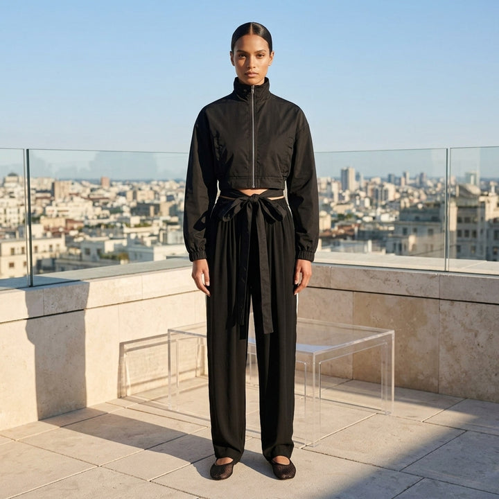 Belted Bomber Technical Jacket | Alaïa | Club21 - lifestyle