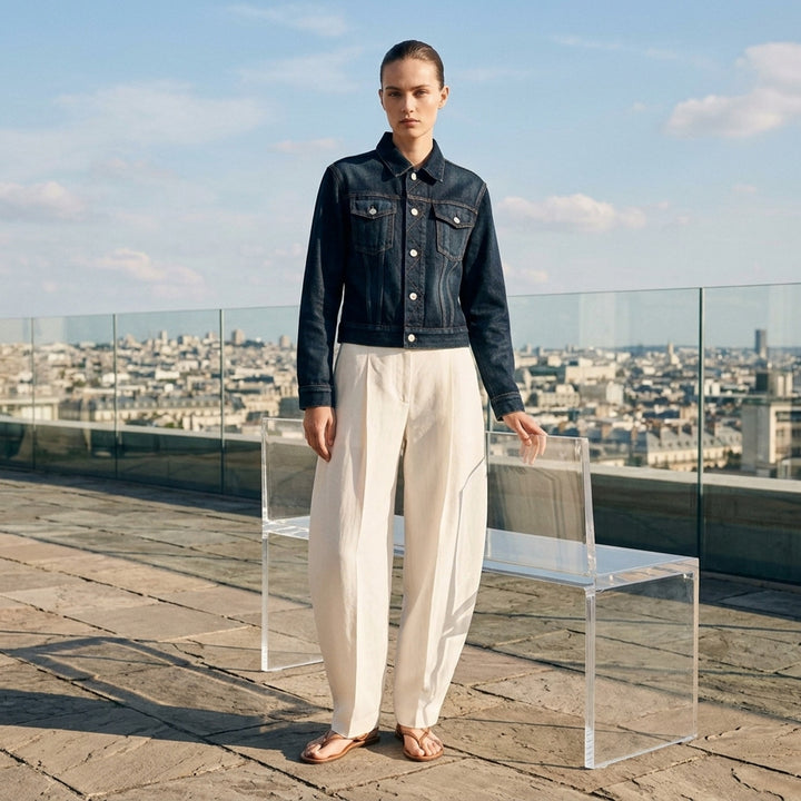 Denim Trucker Jacket | Alaïa | Club21 - lifestyle