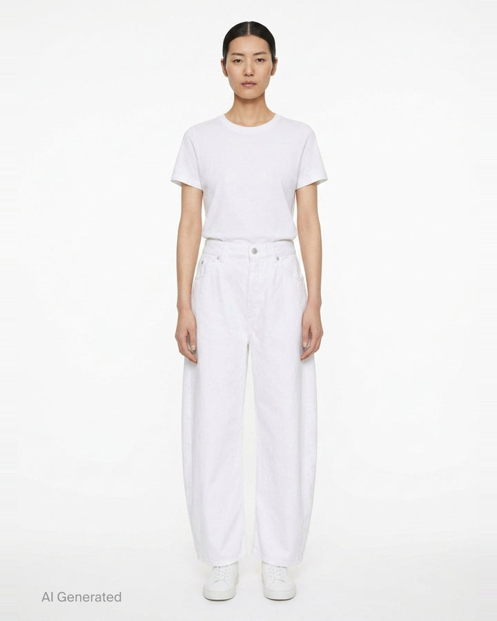 Rodeo Light White Jeans | Alaïa | Club21 - front