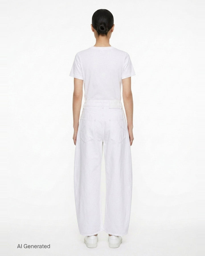 Rodeo Light White Jeans | Alaïa | Club21 - back