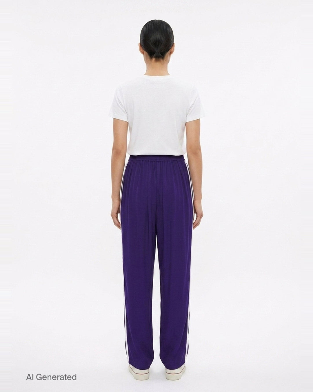 Straight Viscose Cady Pants | Alaïa | Club21 - back