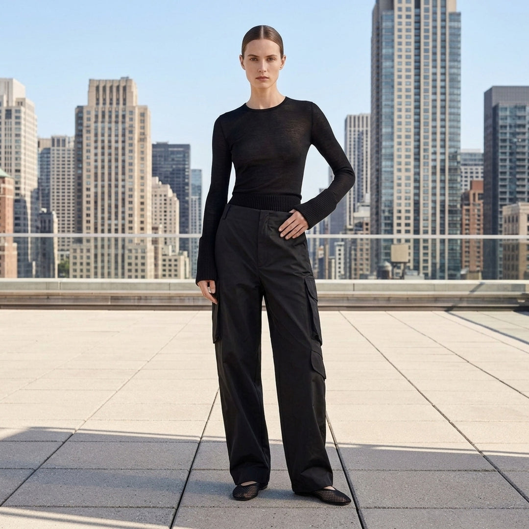 Technical Taffeta Cargo Pants | Alaïa | Club21 - lifestyle