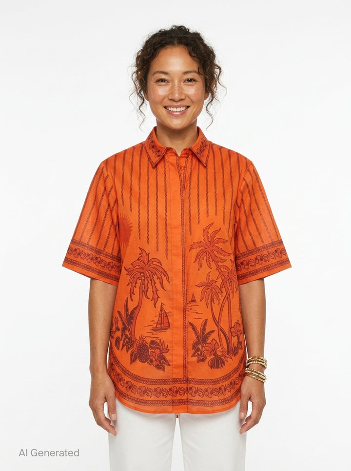 Boathouse Short Sleeve Shirt | Alemais | Club21 - front