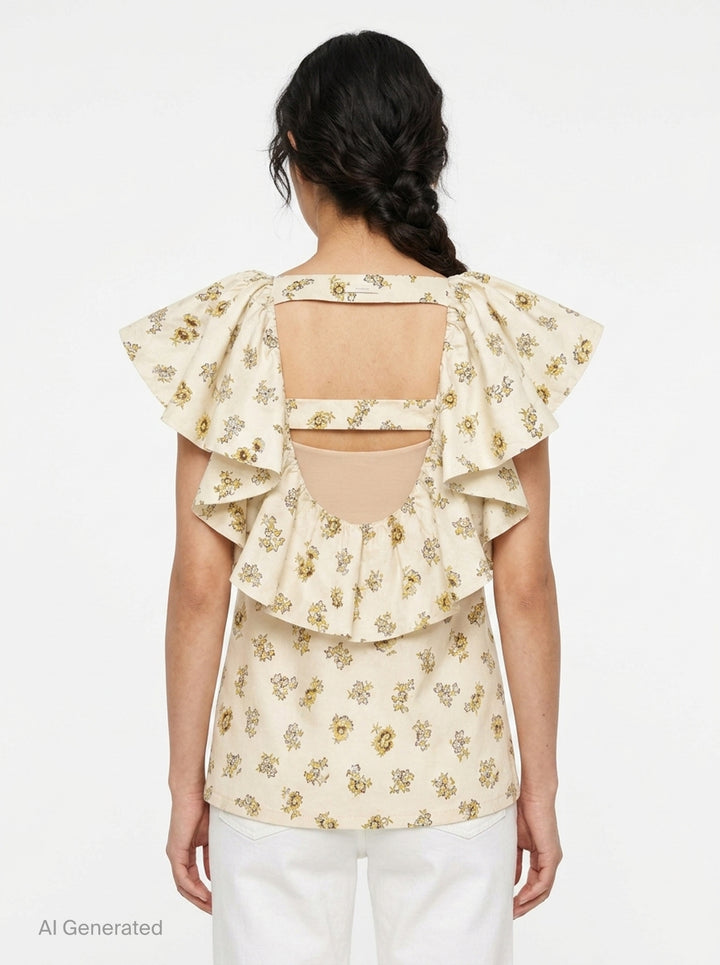 Carrie Floral Mini Dress | Alemais | Club21 - back