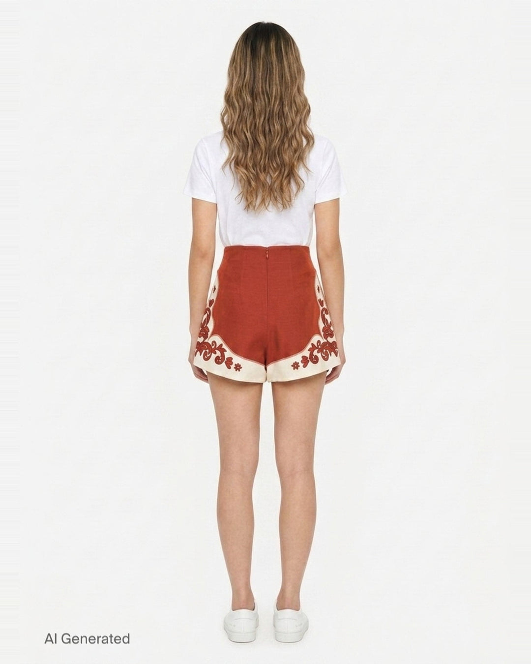 Duke Embroidered Shorts | Alemais | Club21 - back