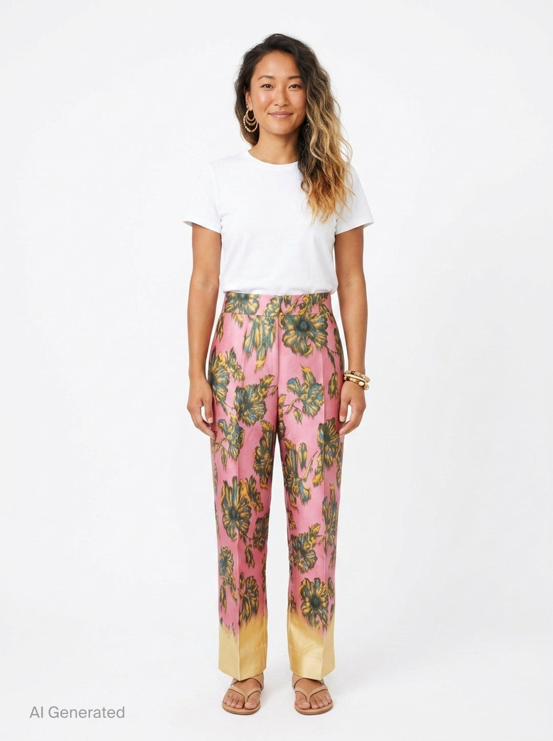 Faye Floral Printed Pants | Alemais | Club21 - front