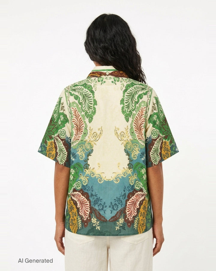 Florence Paisley Print Shirt | Alémais | Club21 - back