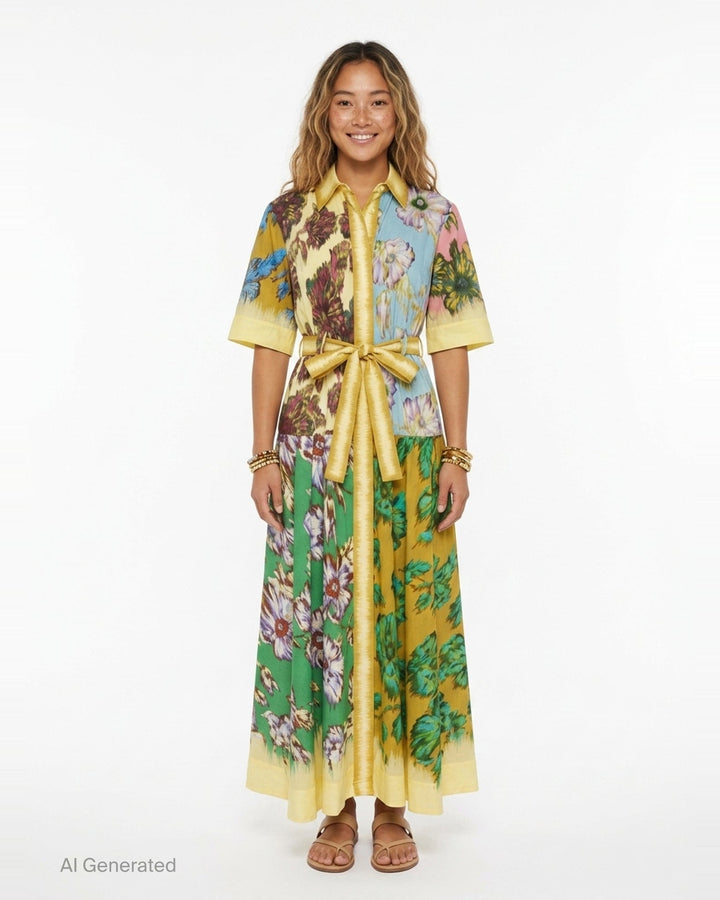 Jerry Floral Shirtdress | Alemais | Club21 - front