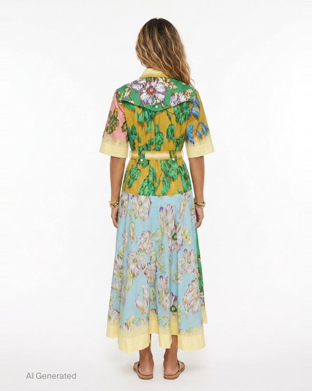 Jerry Floral Shirtdress | Alemais | Club21 - back