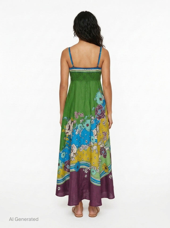 Nanci Floral Sundress | Alemais | Club21 - back