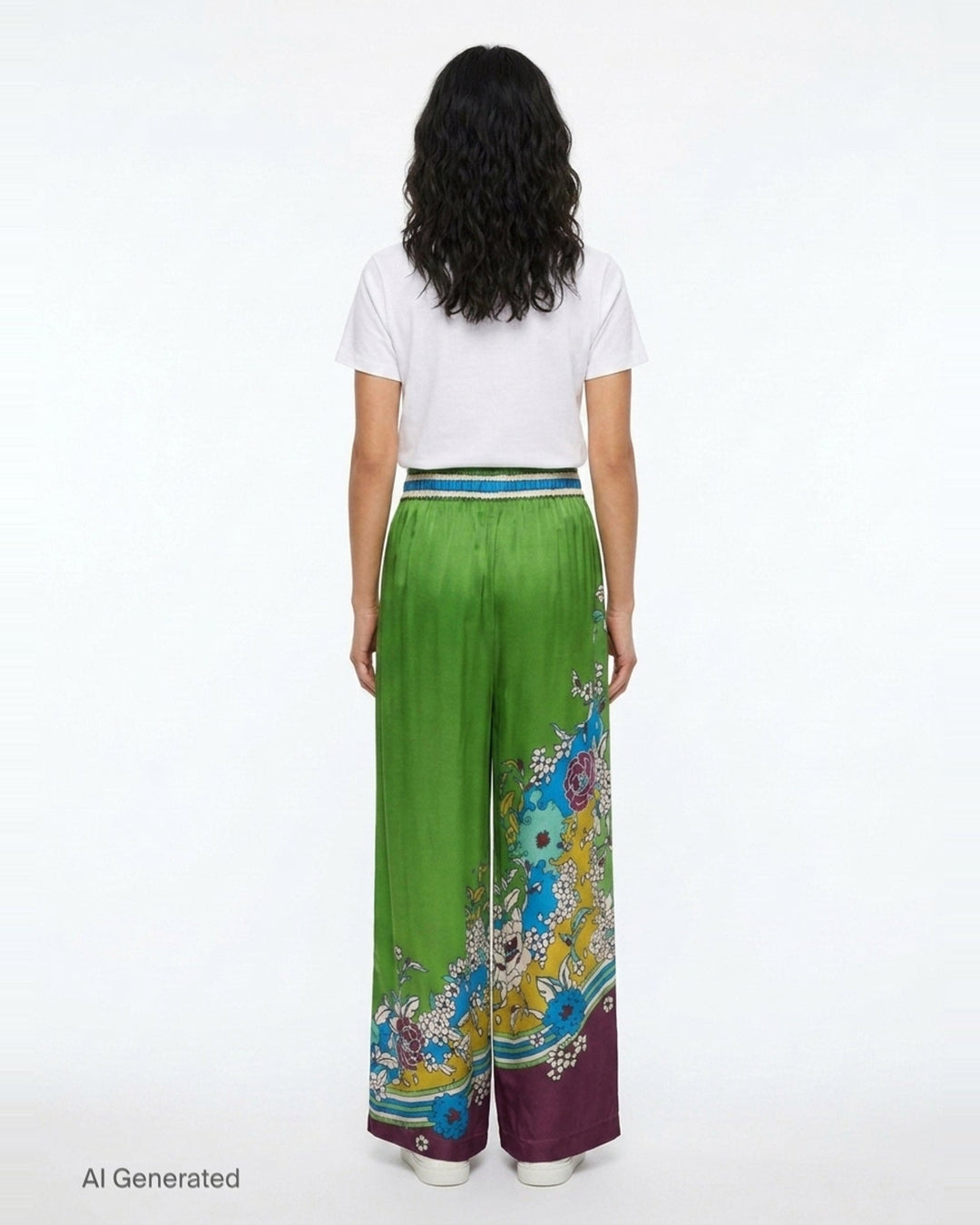 Nanci Silk Pants | Alemais | Club21 - back