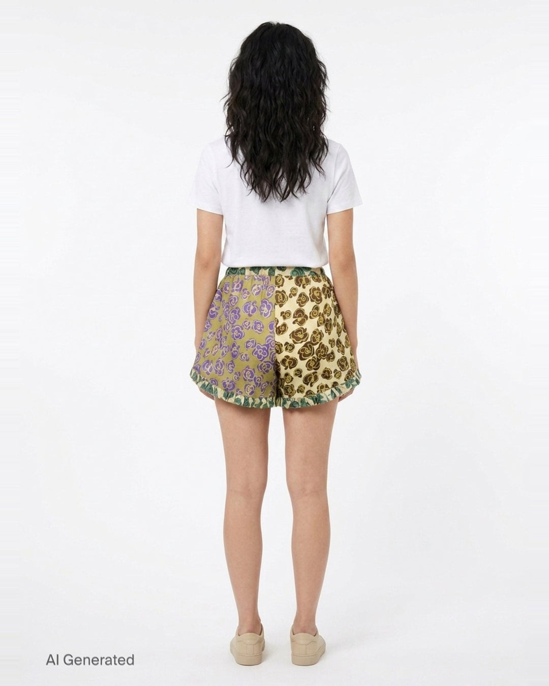 Patty Spliced Shorts | Alemais | Club21 - back