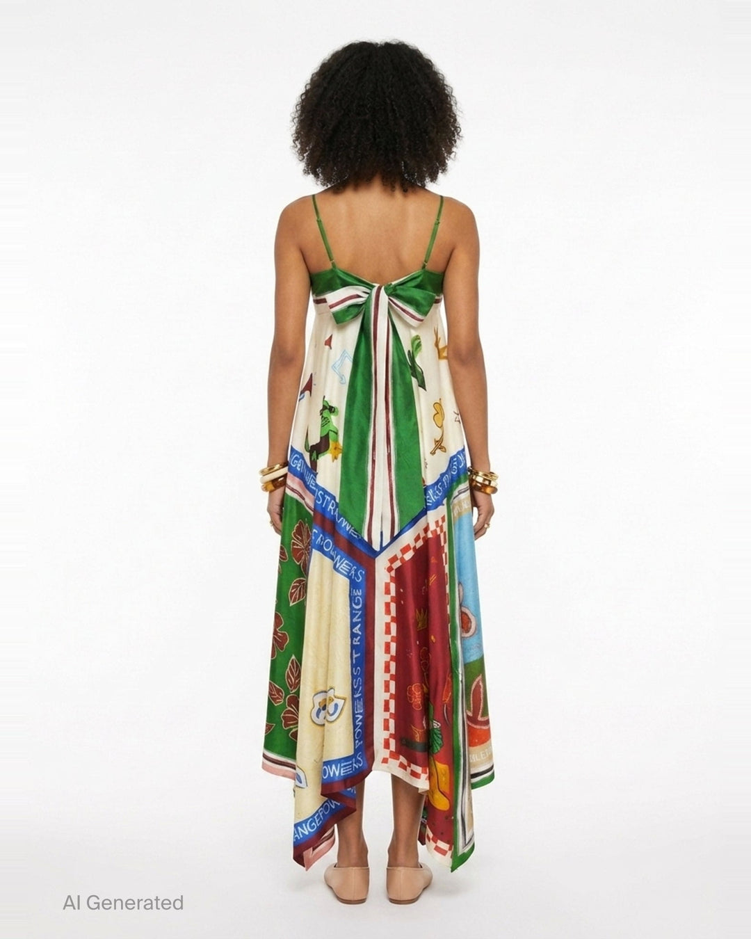 Tangible Love Silk Midi Dress | Alemais | Club21 - back