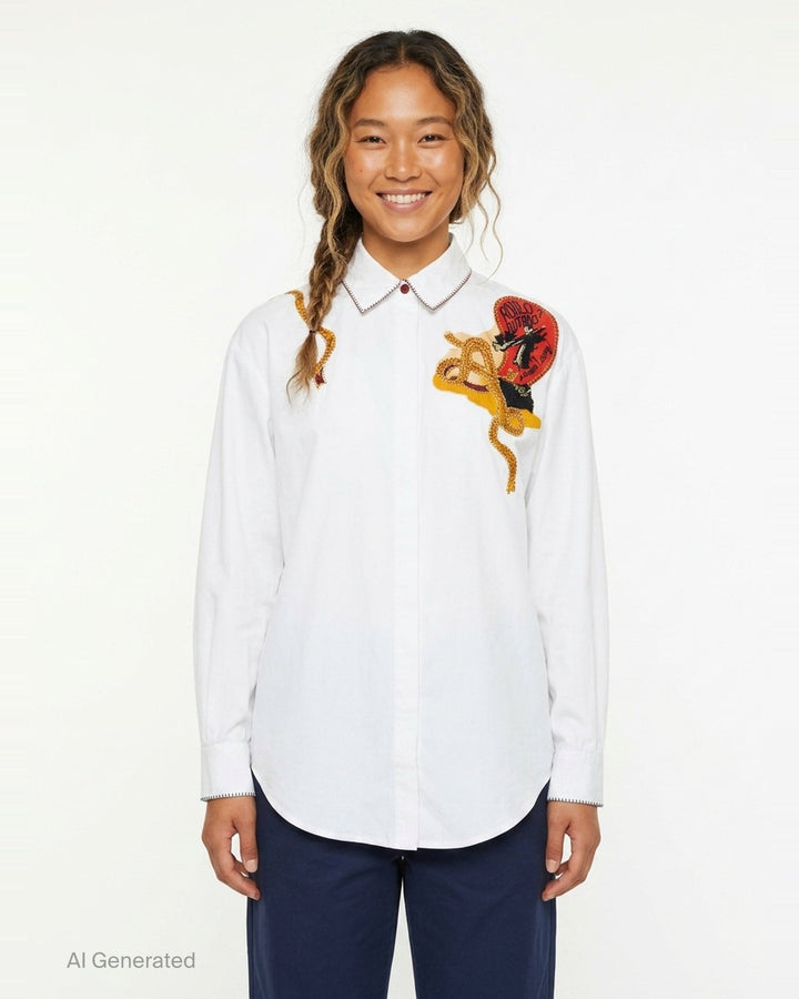Westwood Embellished Shirt | Alemais | Club21 - front