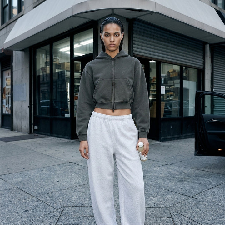 Allover Hotfix Zip-Up Hoodie | Alexander Wang | Club21 - lifestyle