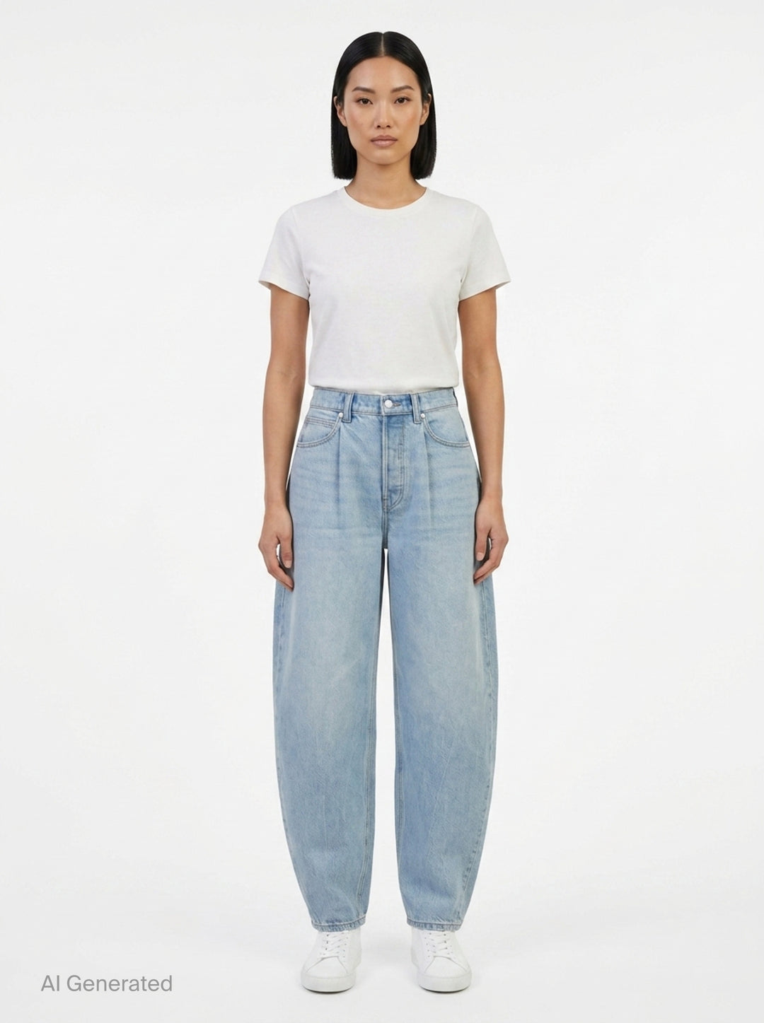 Blow Up Crystal Hotfix Jeans | Alexander Wang | Club21 - front
